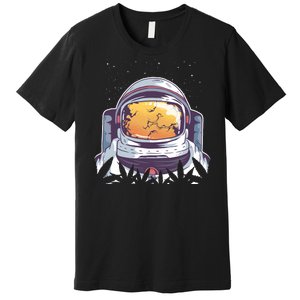 Weed Astronaut Premium T-Shirt