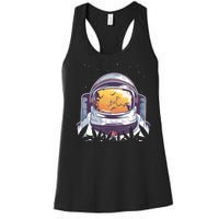 Weed Astronaut Women's Racerback Tank