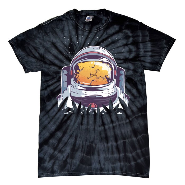 Weed Astronaut Tie-Dye T-Shirt