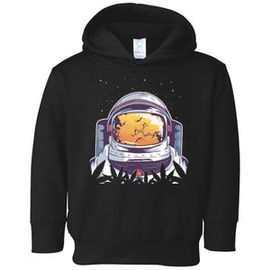 Weed Astronaut Toddler Hoodie