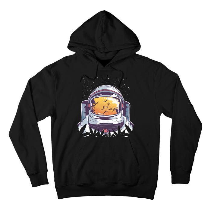 Weed Astronaut Tall Hoodie