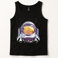 Weed Astronaut Tank Top