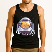 Weed Astronaut Tank Top