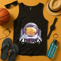 Weed Astronaut Tank Top