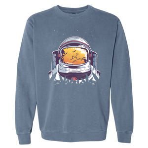 Weed Astronaut Garment-Dyed Sweatshirt