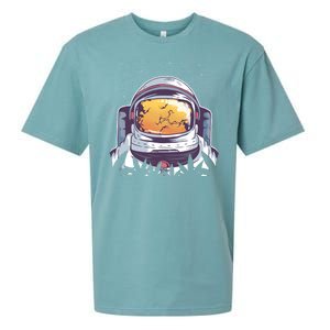 Weed Astronaut Sueded Cloud Jersey T-Shirt