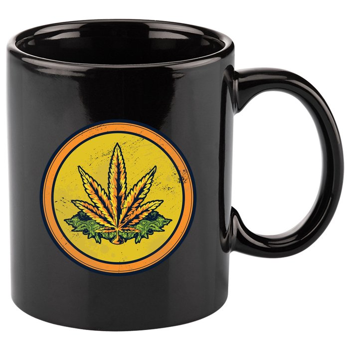 Weed Coin 11oz C Handle Ceramic Mug