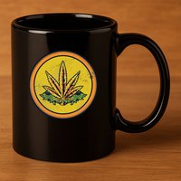 Weed Coin 11oz C Handle Ceramic Mug