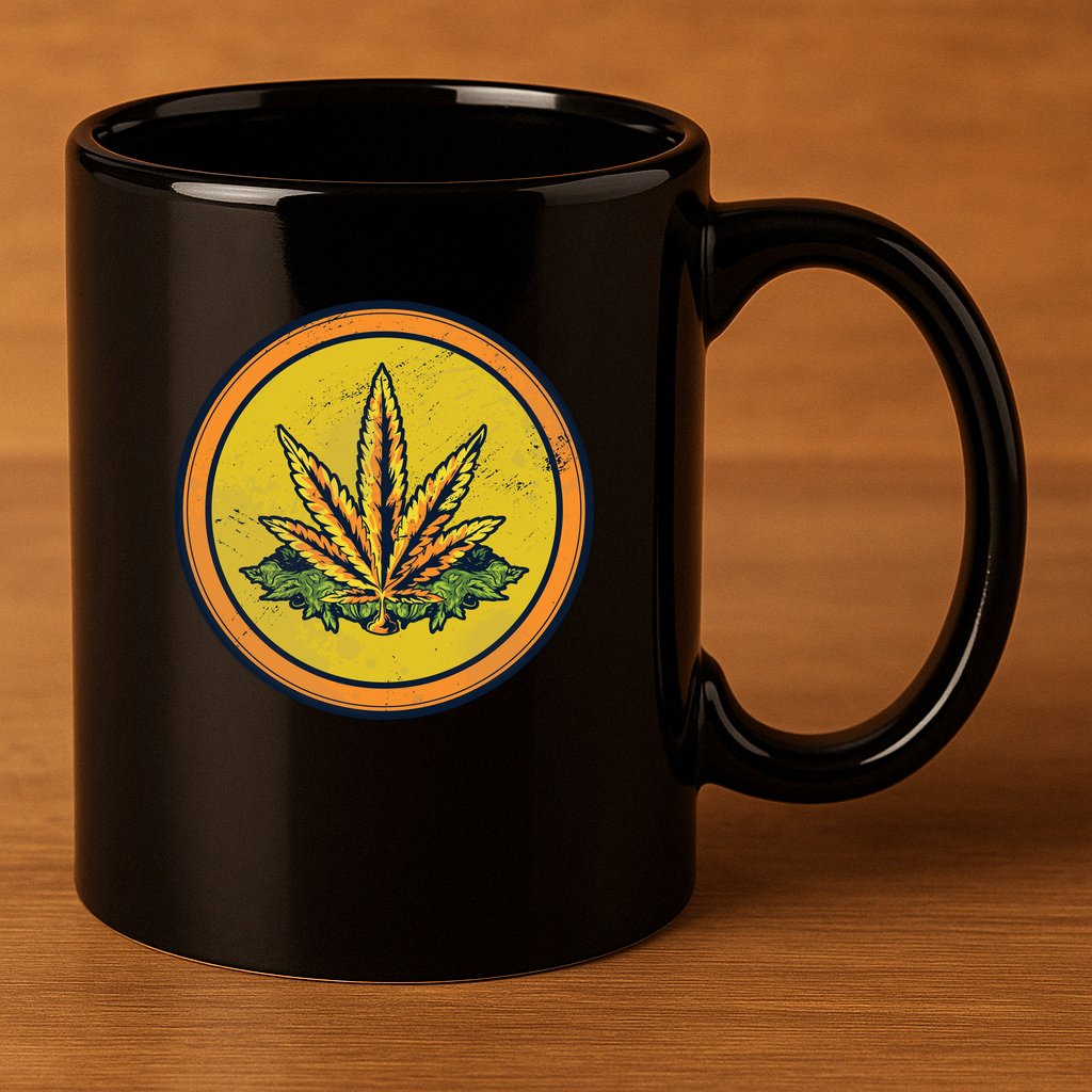 Weed Coin 11oz C Handle Ceramic Mug
