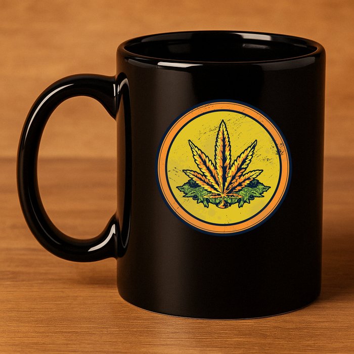 Weed Coin 11oz C Handle Ceramic Mug