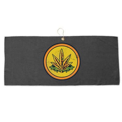 Weed Coin Large Microfiber Waffle Golf Towel