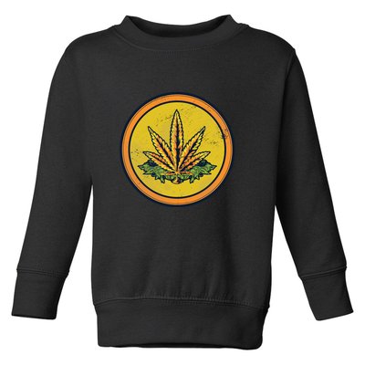 Weed Coin Toddler Sweatshirt