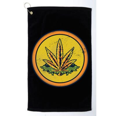 Weed Coin Platinum Collection Golf Towel