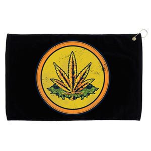 Weed Coin Grommeted Golf Towel