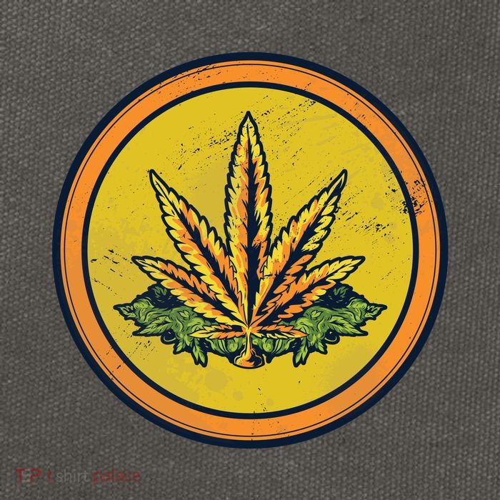 Weed Coin Cotton Canvas Backpack