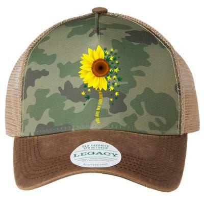 Weed Flower You Are My Sunshine Legacy Tie Dye Trucker Hat