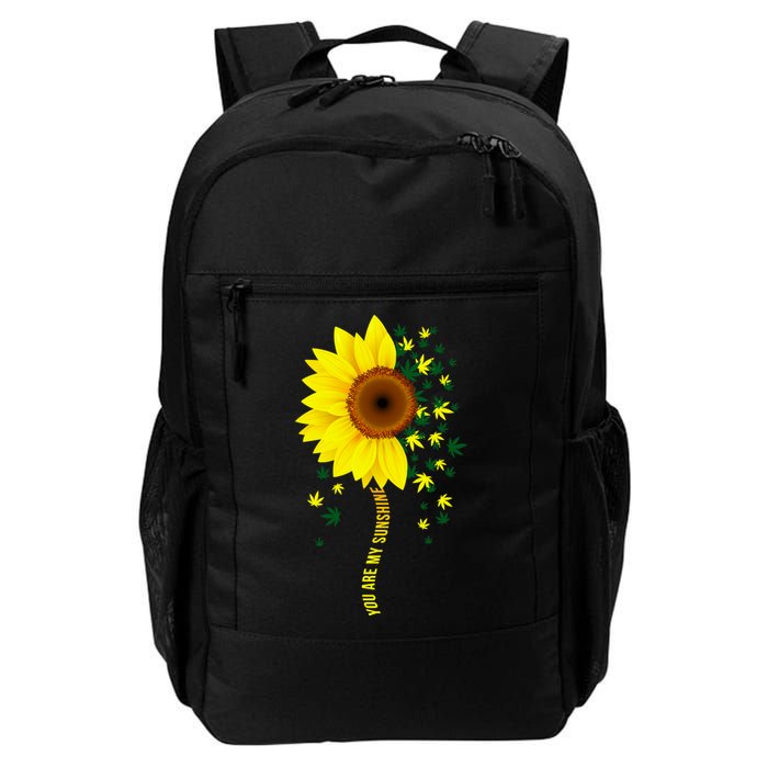 Weed Flower You Are My Sunshine Daily Commute Backpack