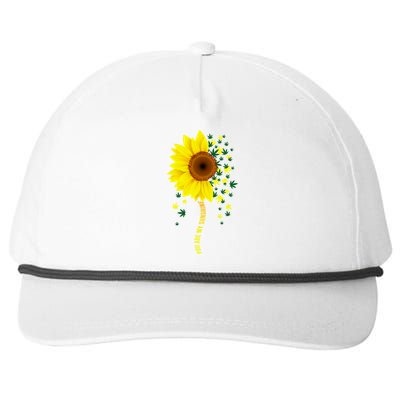 Weed Flower You Are My Sunshine Snapback Five-Panel Rope Hat