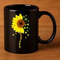 Weed Flower You Are My Sunshine 11oz C Handle Ceramic Mug