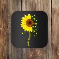 Weed Flower You Are My Sunshine Coaster