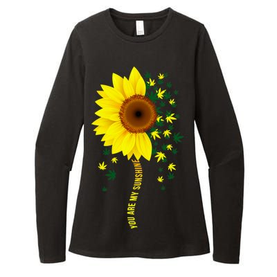 Weed Flower You Are My Sunshine Womens CVC Long Sleeve Shirt