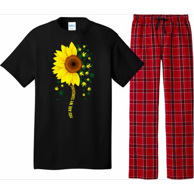 Weed Flower You Are My Sunshine Pajama Set