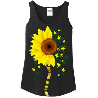 Weed Flower You Are My Sunshine Ladies Essential Tank