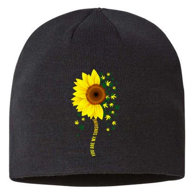 Weed Flower You Are My Sunshine Sustainable Beanie