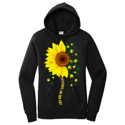 Weed Flower You Are My Sunshine Women's Pullover Hoodie