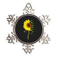 Weed Flower You Are My Sunshine Metallic Star Ornament