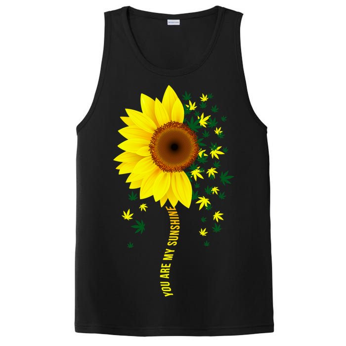 Weed Flower You Are My Sunshine PosiCharge Competitor Tank