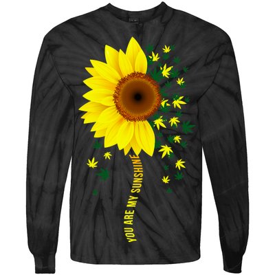 Weed Flower You Are My Sunshine Tie-Dye Long Sleeve Shirt