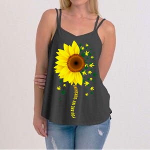 Weed Flower You Are My Sunshine Women's Strappy Tank