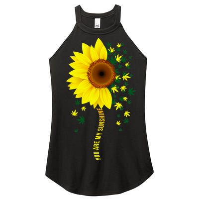 Weed Flower You Are My Sunshine Women's Perfect Tri Rocker Tank