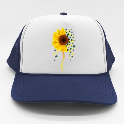 Weed Flower You Are My Sunshine Trucker Hat