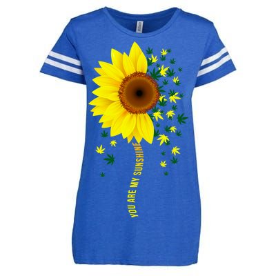 Weed Flower You Are My Sunshine Enza Ladies Jersey Football T-Shirt