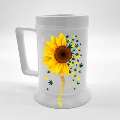 Weed Flower You Are My Sunshine Beer Stein