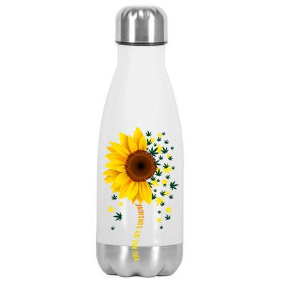 Weed Flower You Are My Sunshine Stainless Steel Insulated Water Bottle