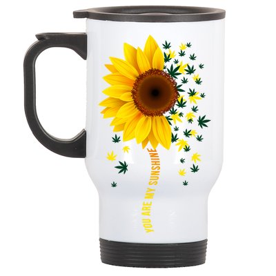 Weed Flower You Are My Sunshine Stainless Steel Travel Mug