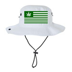 Weed Green America Flag Legacy Cool Fit Booney Bucket Hat