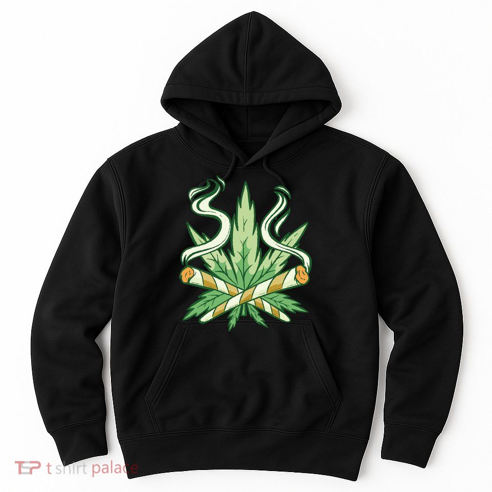 Weed Joint Cross Hoodie