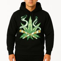 Weed Joint Cross Hoodie