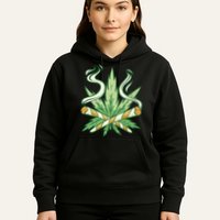 Weed Joint Cross Hoodie