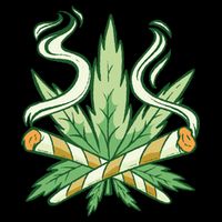 Weed Joint Cross Hoodie