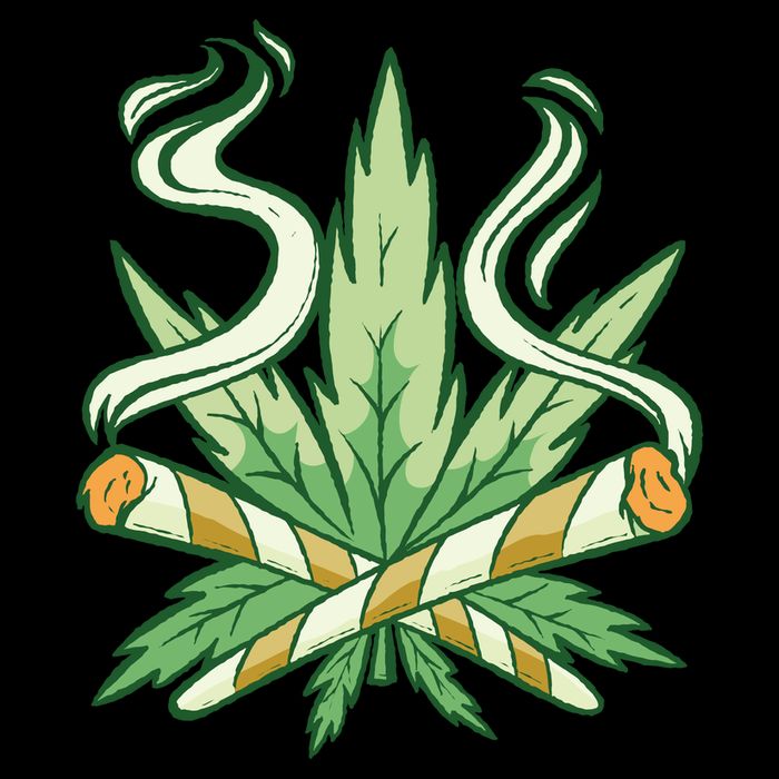 Weed Joint Cross Hoodie