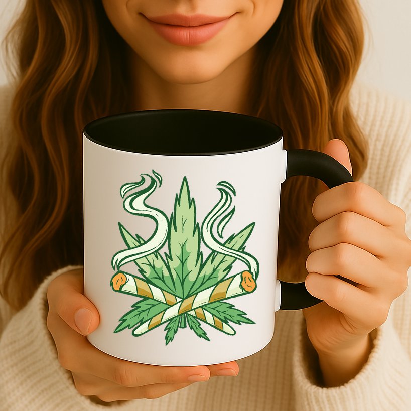 Weed Joint Cross Mug