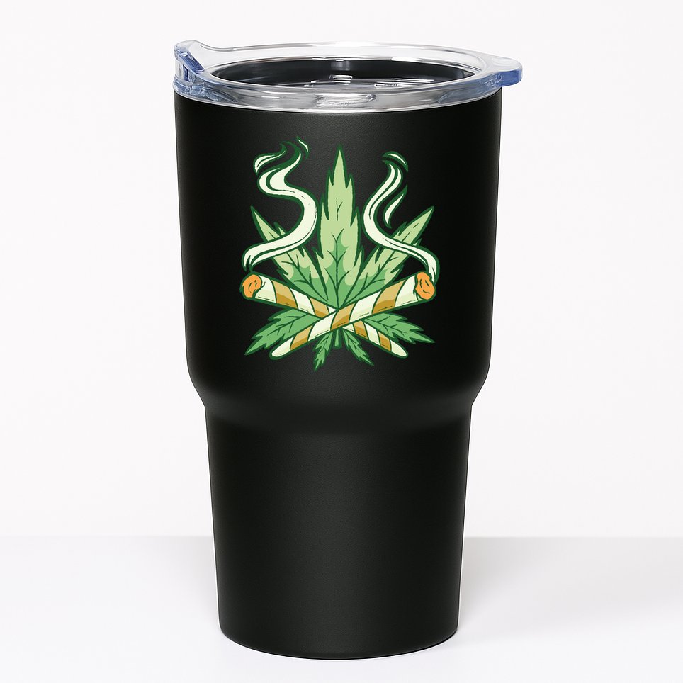 Weed Joint Cross Tumbler
