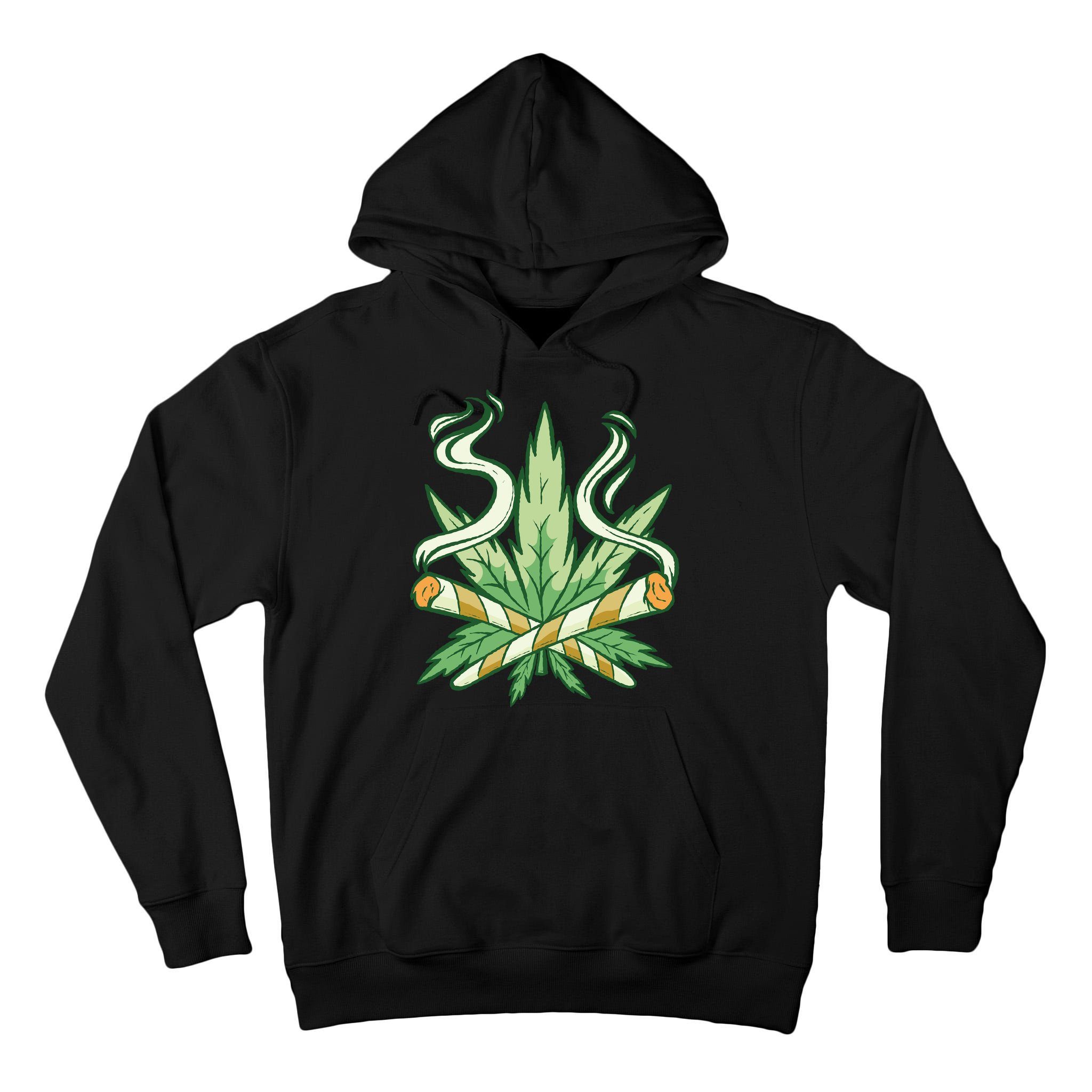 Weed Joint Cross Tall Hoodie