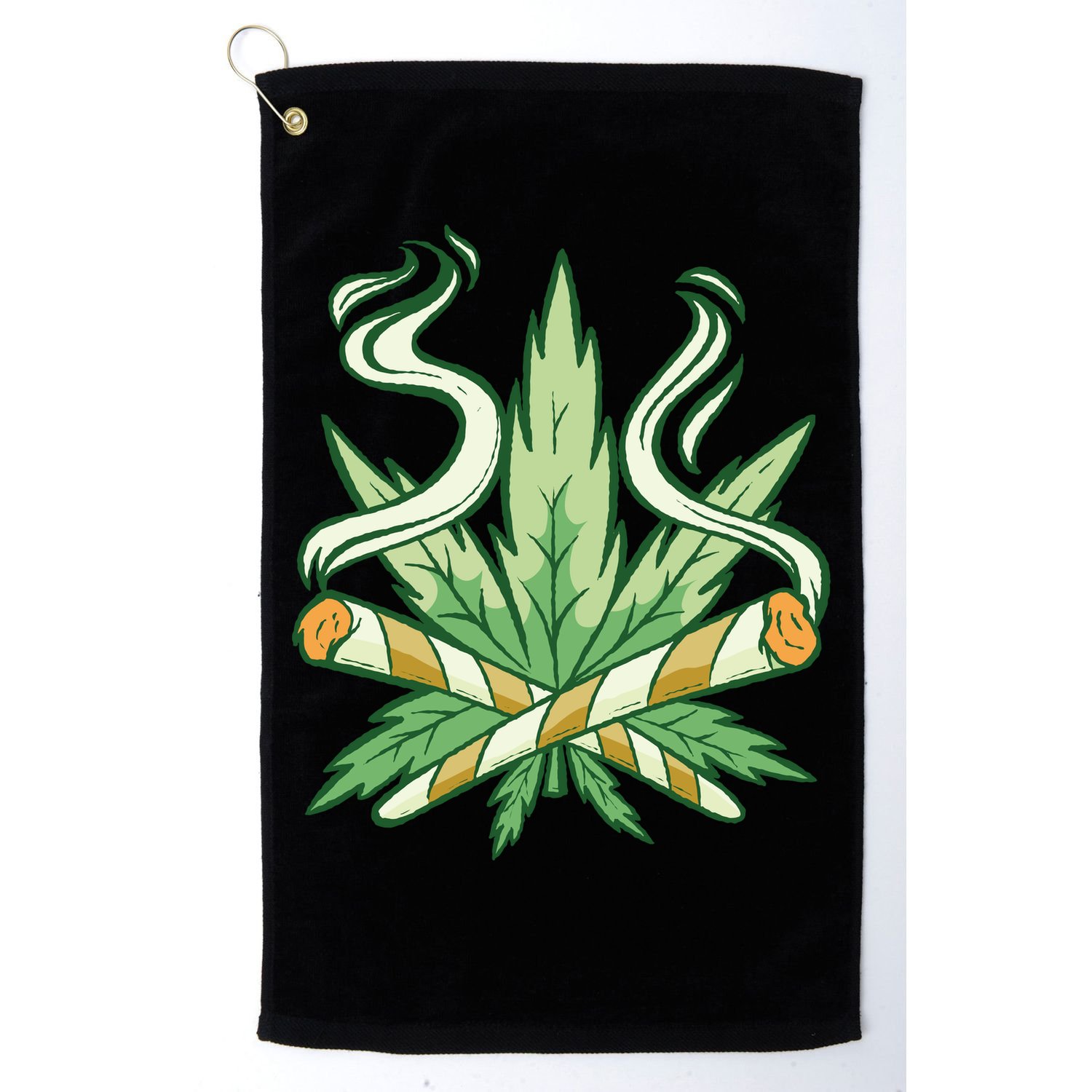Weed Joint Cross Golf Towel