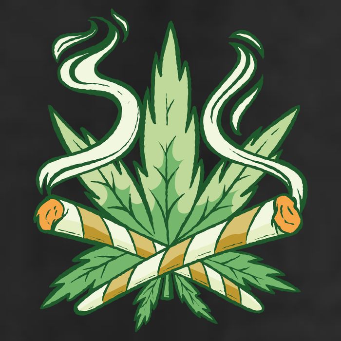 Weed Joint Cross Golf Towel